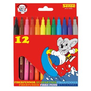 Fiberpennor 12-Pack