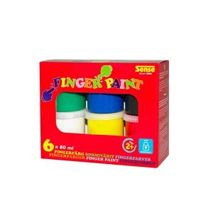 Fingerfärg 6-Pack