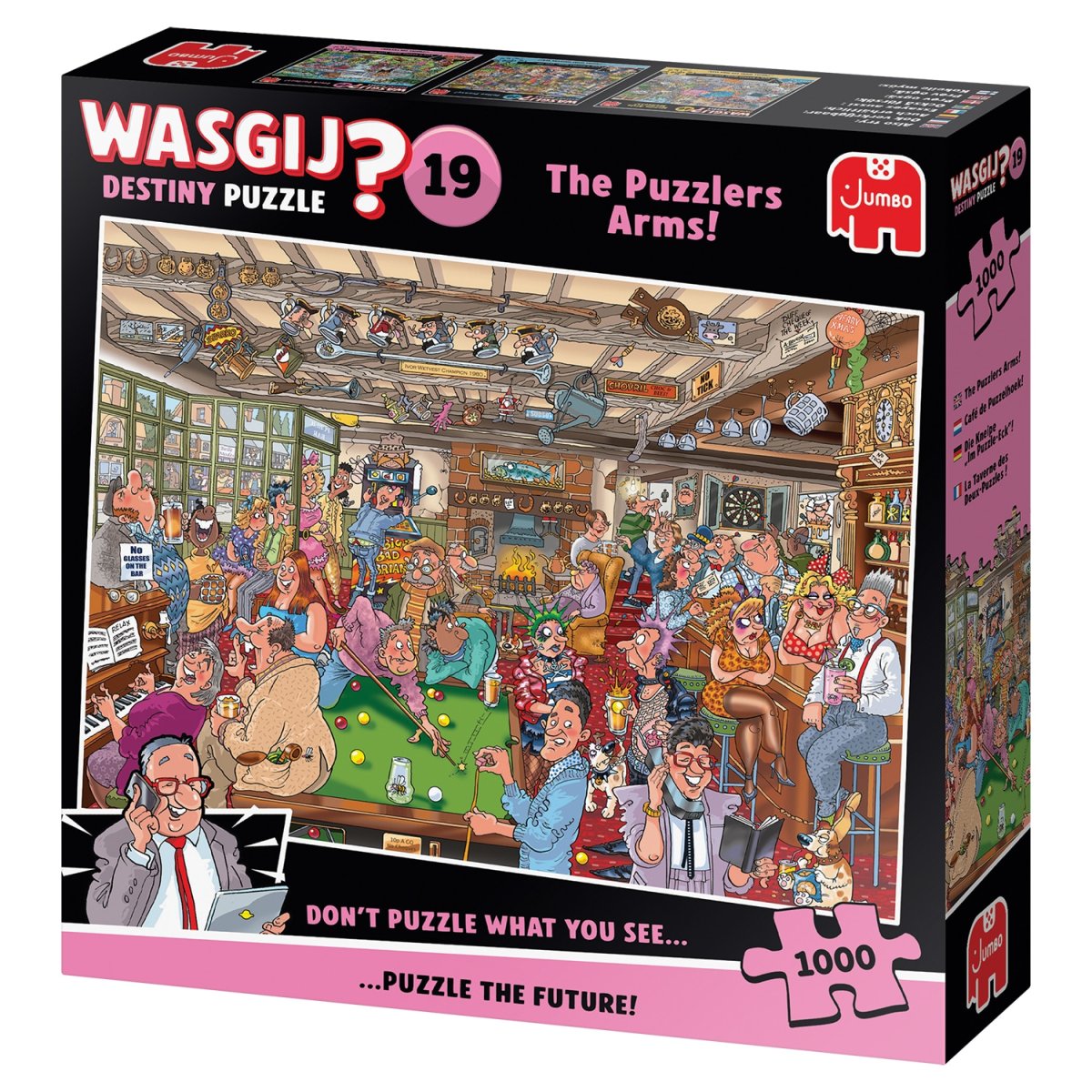 Pussel – Wasgij Dest 19, The Puzzlers Arms! 1000 bitar - Bild 5