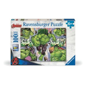 Barnpussel – Marvel Hulk, 100 bitar XXL