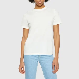 Ekologisk Dam T-shirt Pima Egret - KNOWLEDGE COTTON APPAREL