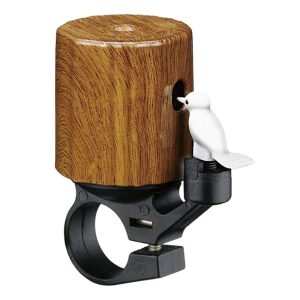 Bike Attitude ringklocka Woodpecker brun 22,2mm messing top wood