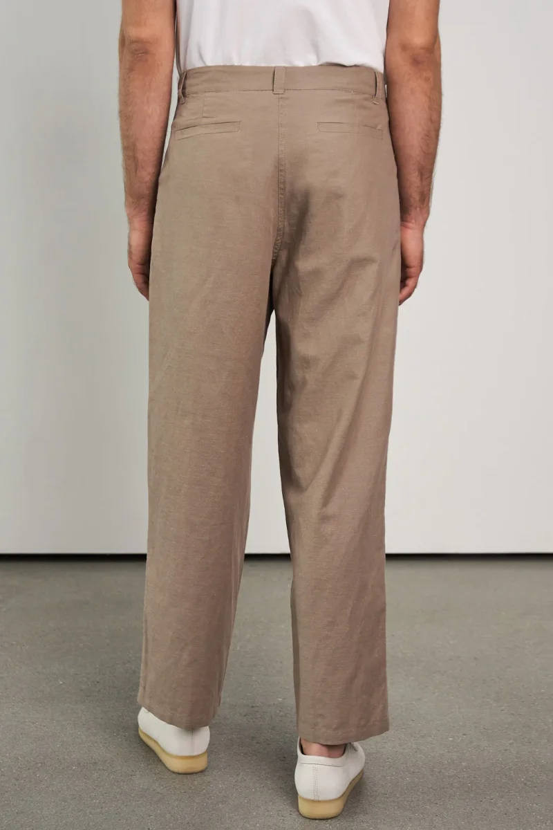 Carlo Linen Trousers Walnut - Bild 7