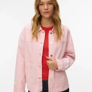 VMJAMIE – Rosa jeansjacka