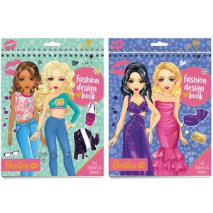 Fashion Design Bok Stenciler / Dockor / Stickers