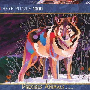 Pussel – Fine Art Precious Animals: Nattvarg 1000 Bitar