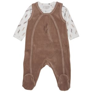 Preborn Sparkdräkt Set Velour / Body 44 cl