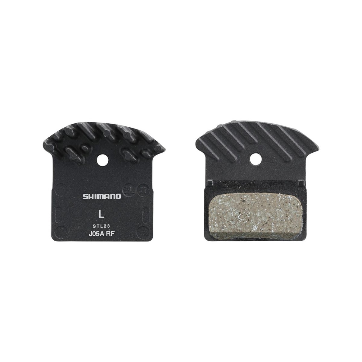Shimano bromsbelägg BP-J05A-RF med fläns organisk - Bild 2