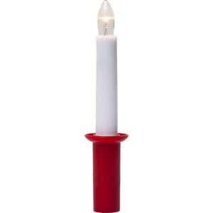 Tärnljus med Glödlampa Röd hållare