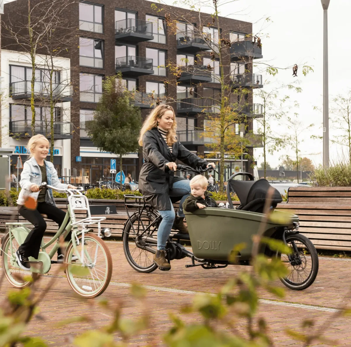Bilbarnstolhållare lådcykel - Bild 6