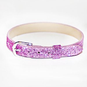 Armband Barn Glitter Namnarmband Lila
