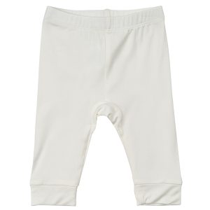 Bambukläder Barn – Vita Leggings i Bambu