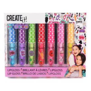 Läppglans Barn Glitter Doft 7-pack