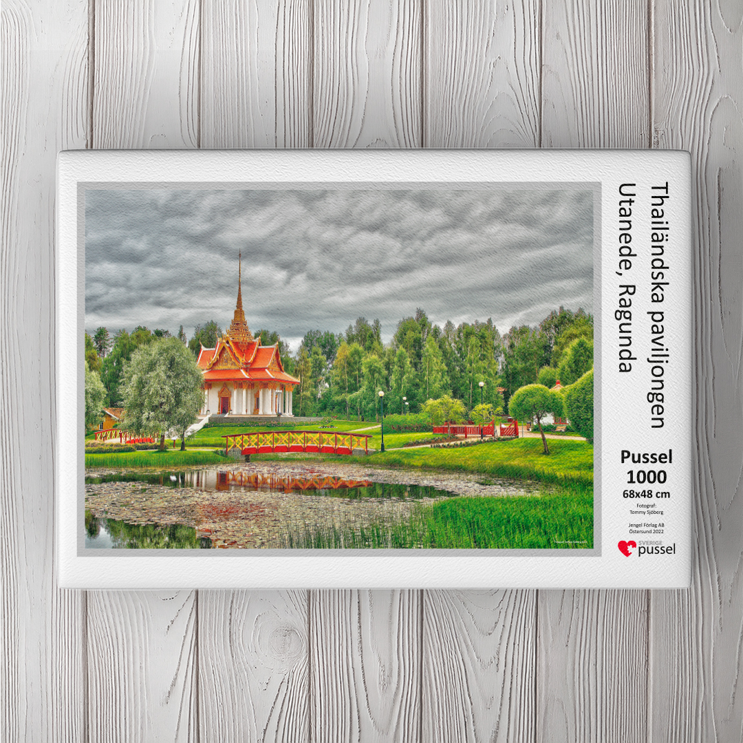 Thailändska Paviljongen, Utanede, Bräcke
Pussel 1000 bitar - Bild 2
