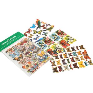 Fina Bokmärken med Fjärilar 5 ark – Olika sorter