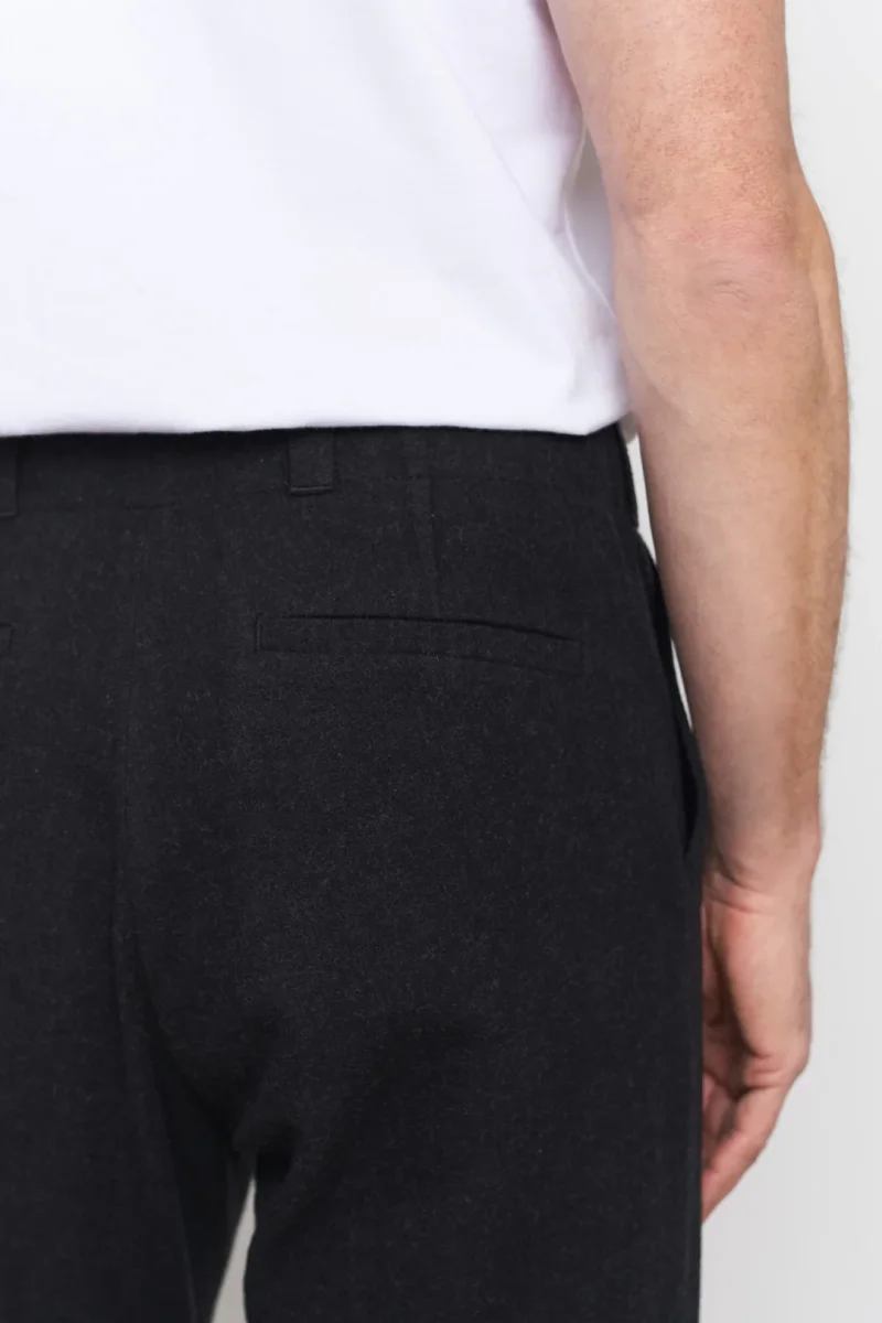 Jostha Flannel Trousers Black Melange - Bild 7