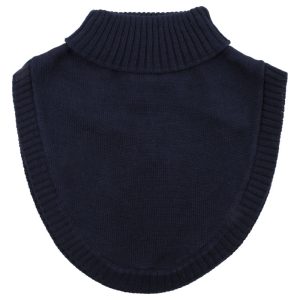 Fuskkrage Barn Fuskkrage Baby Ull Marinblå