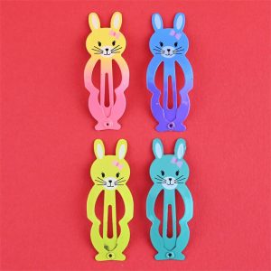 Hårspänne Barn Metall Kaniner 4-pack