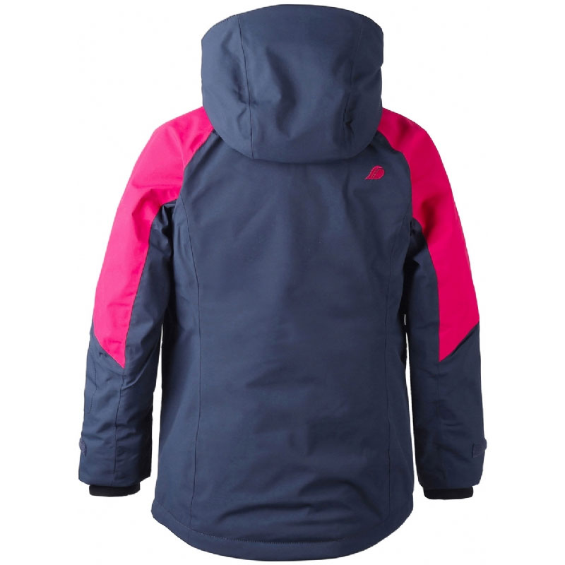 Didriksons Jacka Junior Rea – Cerise/Blå - Bild 3