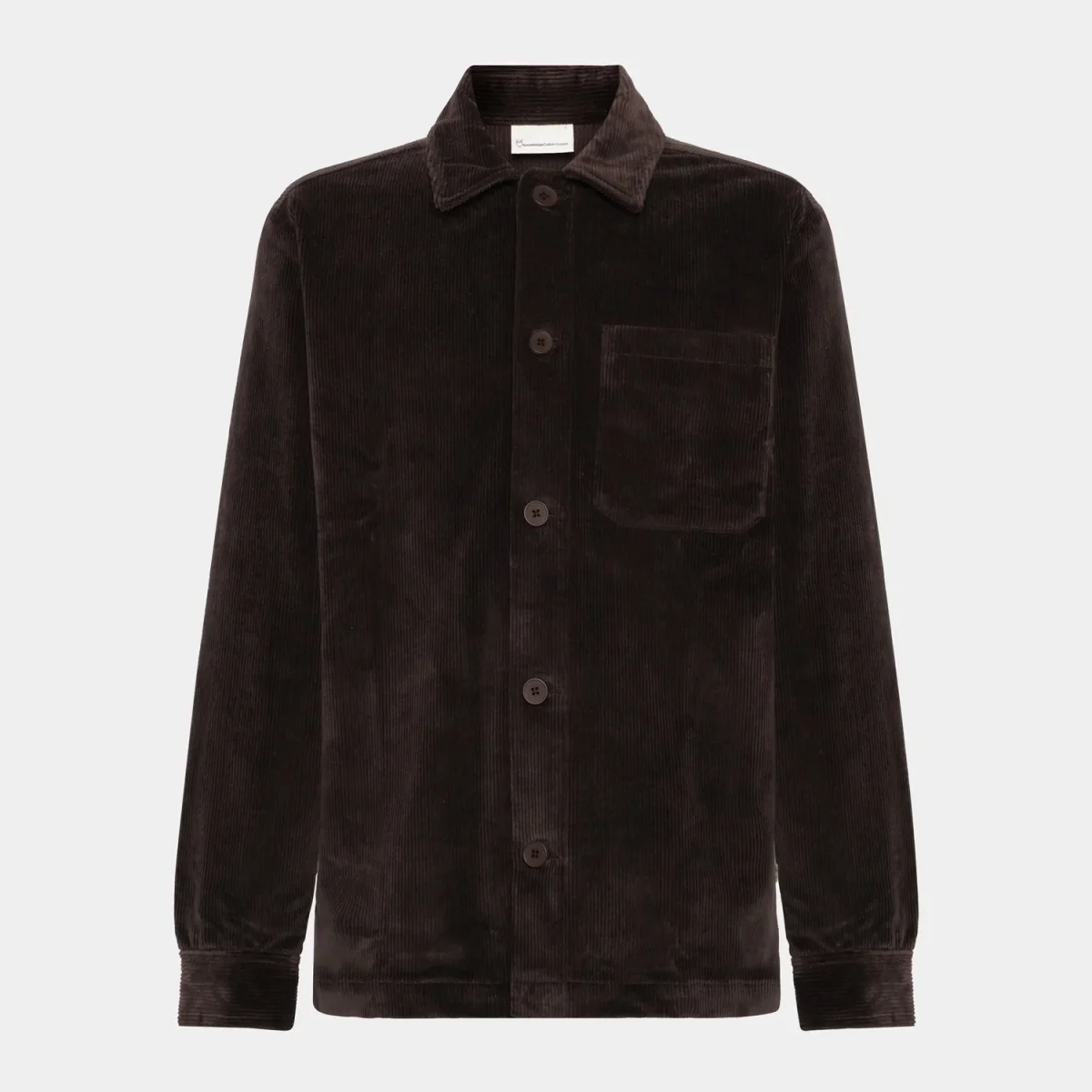 Corduroy Stretched 8-Wales Overshirt Chocolate Torte - Bild 2