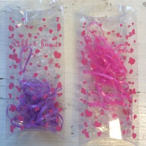 Hårband Snodd Mini Silikon 50-pack