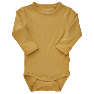 Bambukläder Bebis Body Gul Bambu