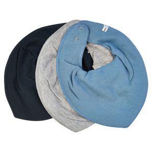 Pippi Dregglisar Blå 3-p / Pippi Drybibs