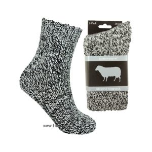 Raggsockar i Ull / Klassisk RaggSocka 2-pack Grå