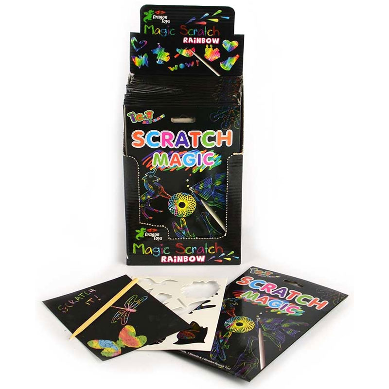 Scratch Paper 24-pack / Scratch Painting - Bild 3